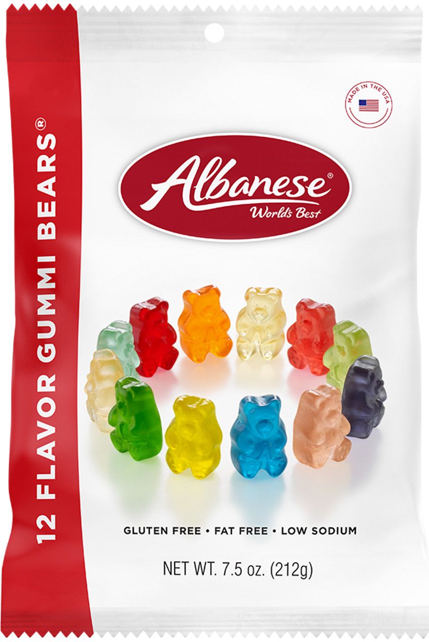 Albanese 12 Flavor Gummi Bears 7.5oz