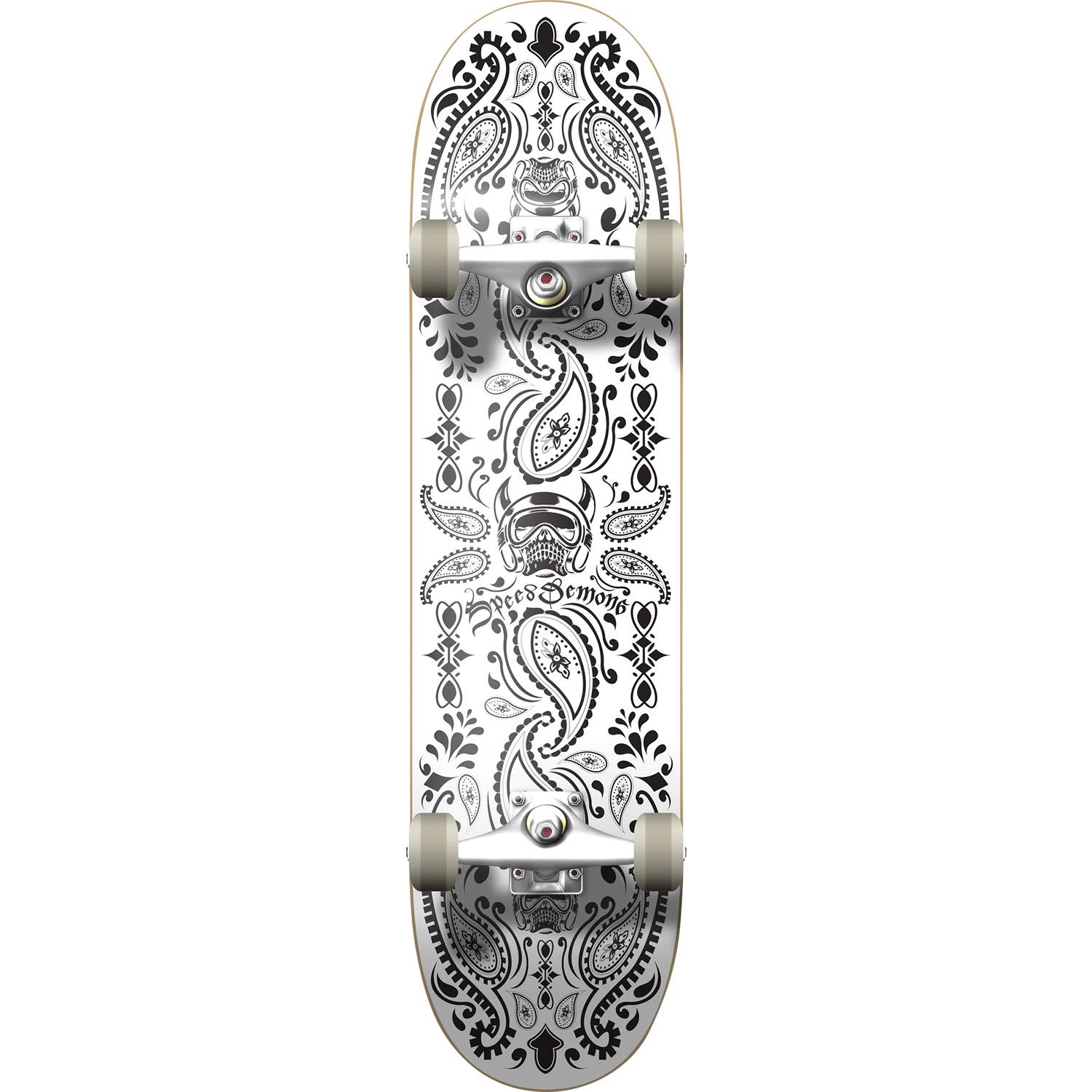 ESS SPEED DEAMONS BANDANA COMPLETE-8.0 BLK/WHT