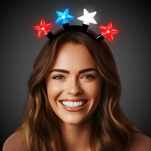 LED Patriotic Headbands