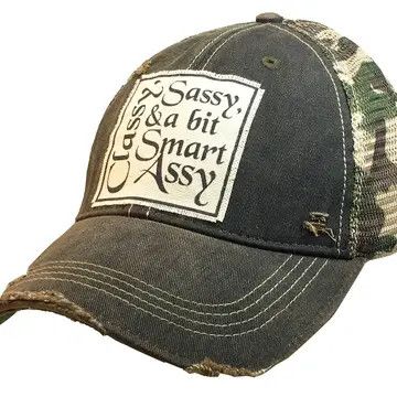 Classy Sassy &amp; A Bit Smart Assy Trucker Hat Baseball Cap