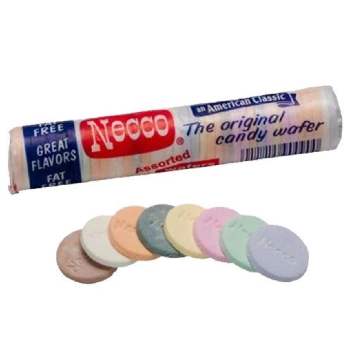 Spangler Necco Wafers Assorted Flavors Roll 2oz