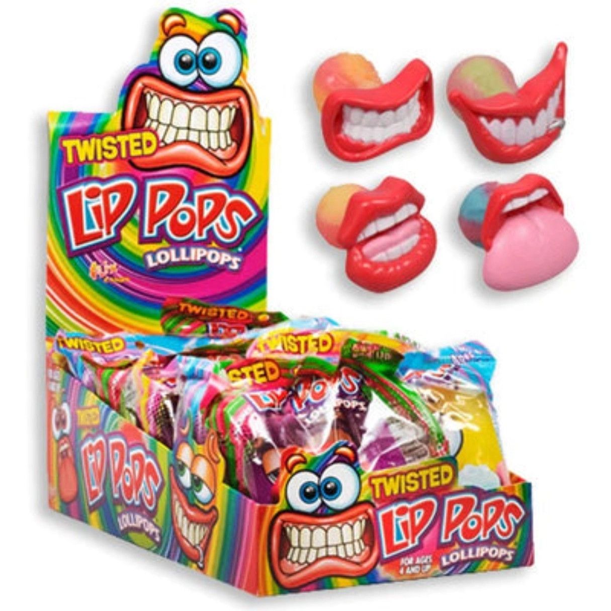 Flix Twisted Lips Pops 0.8oz