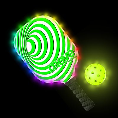 Kids Pickleball Set GLOW IN BLACK-LIGHT NET (Indoor/Outdoor)