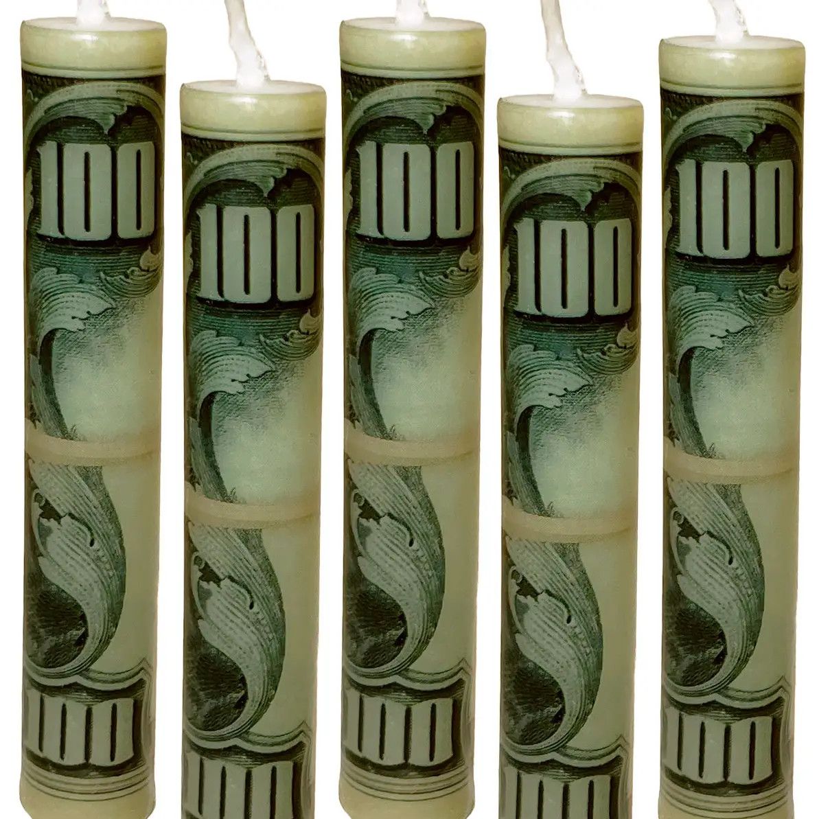 Money to Burn Candles-5 Piece Set