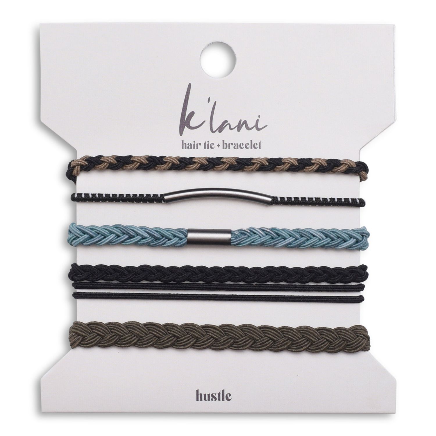 K'lani Hustle Hair + Wrist Band-Large
