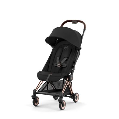CYBEX Platinum Coya- Sepia Black, Rosegold Frame
