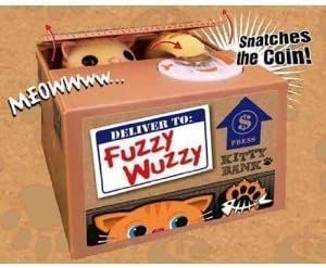 Fuzzy Wuzzy Kitty Bank