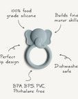 Mushie Elephant Teether