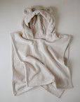 Mushie Bear Poncho Towel - Fog