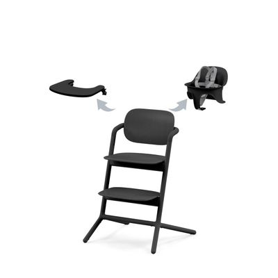 CYBEX Gold Lemo 3-in-1 High Chair-Stunning Black