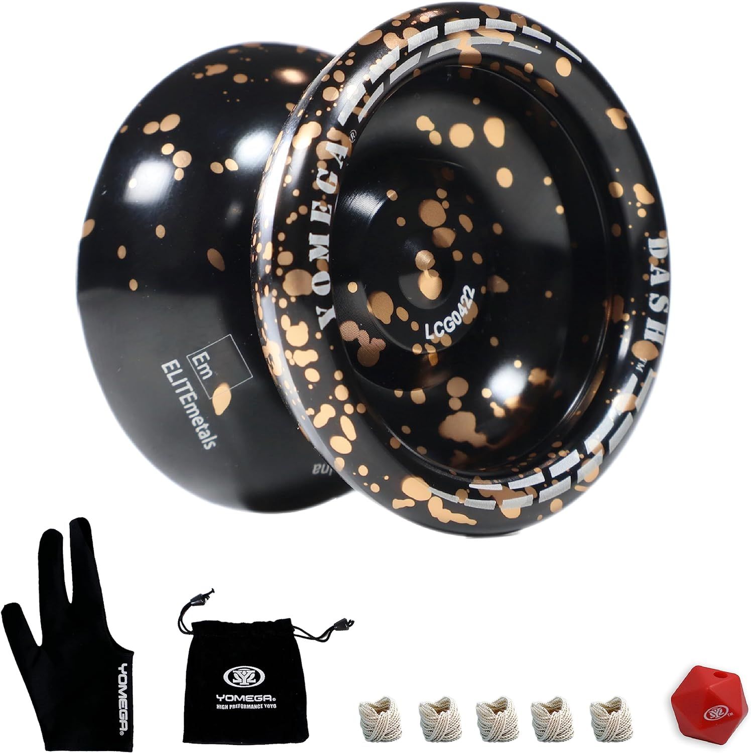 Yomega Dash Yo-Yo - Black/Gold