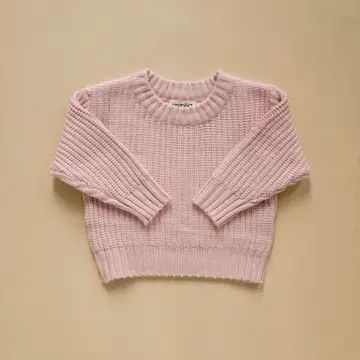 Minika Knit Sweater - Blush 18-24M