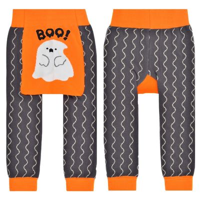 Liventi Ghost Boo Baby Halloween - Funkie Tights Legging Pants 6-18 Months