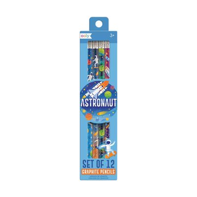 Astronaut Graphite Pencils - Set of 12