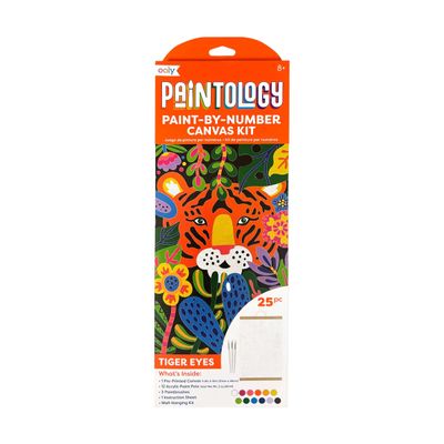 Paintology Paint By Number Canvas Kit Tiger Eyes