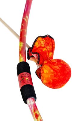 Two Bros Bows Orange Tie-Dye Bow Package