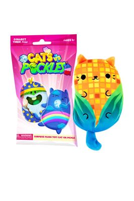 Cats vs Pickles 4 Inch Plush FUCHSIA Mystery Bag