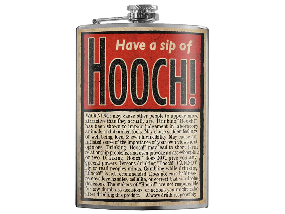 Trixie &amp; Milo Flask - Hooch!