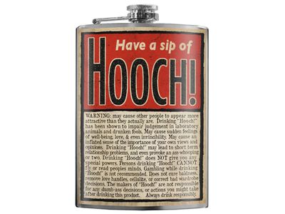 Trixie &amp; Milo Flask - Hooch!