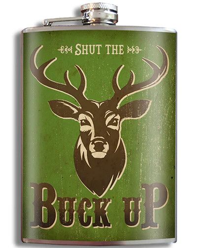 Trixie &amp; Milo Flask - Buck Up!