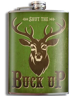 Trixie &amp; Milo Flask - Buck Up!