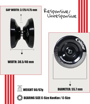 Yomega Glide Yo-Yo - Black