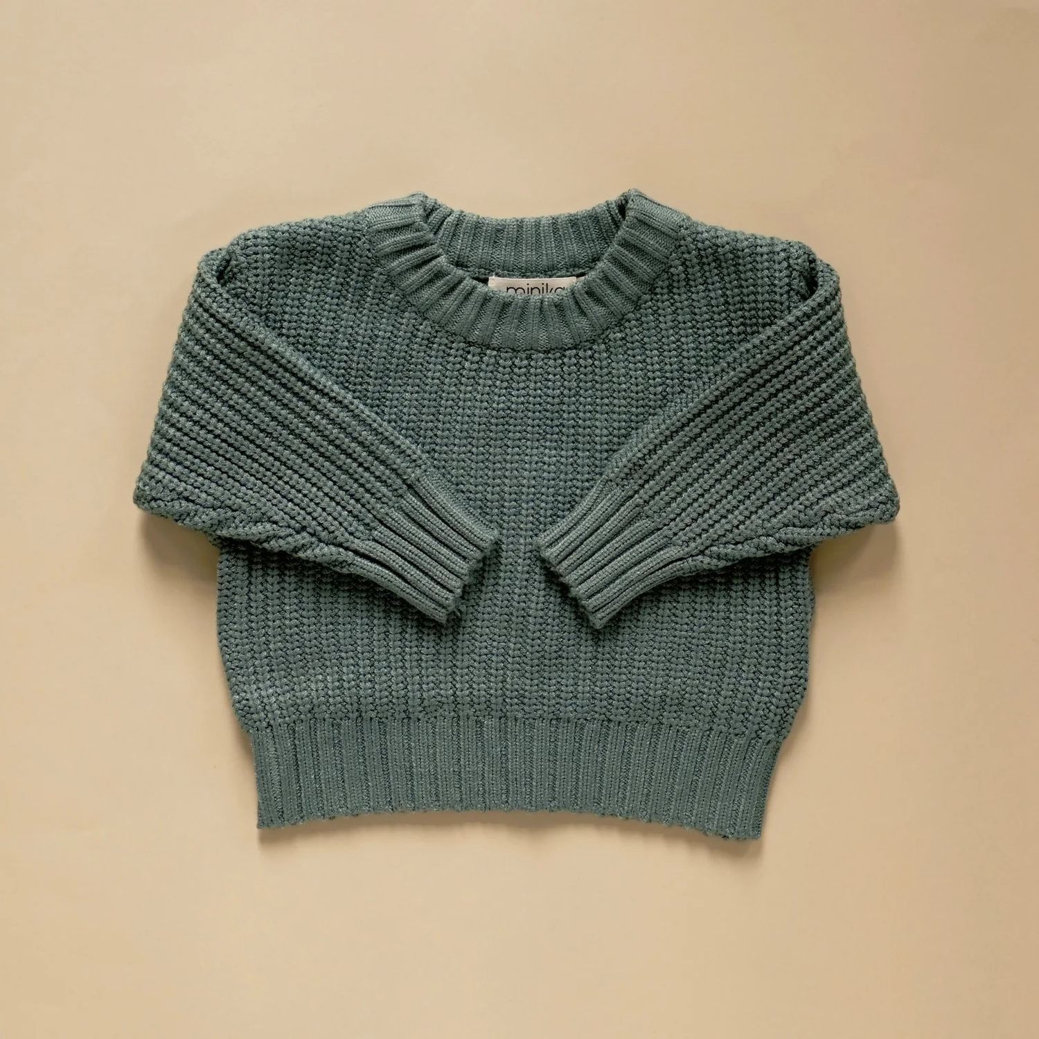 Minika Knit Sweater - Sage 3T