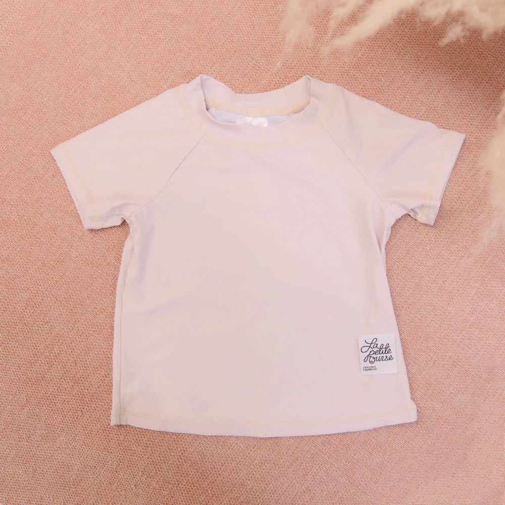 La Petite UV Swim Shirts Ivory / 1-2 years