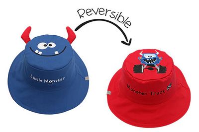 Kids' Sun Hat - Monster/Car: S (6-24M)
