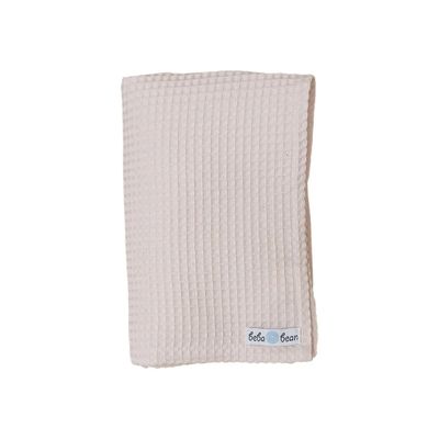 Beba Bean Waffle Weave Blanket Pink