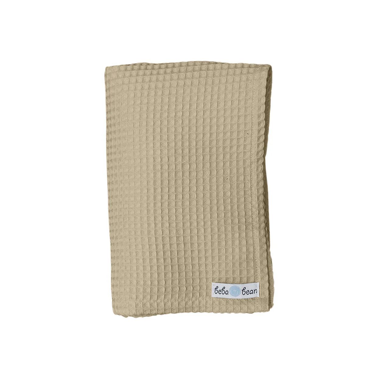Beba Bean Waffle Weave Blanket Ivory