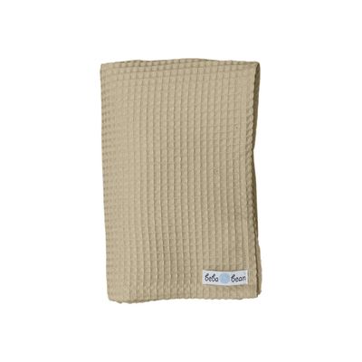 Beba Bean Waffle Weave Blanket Ivory