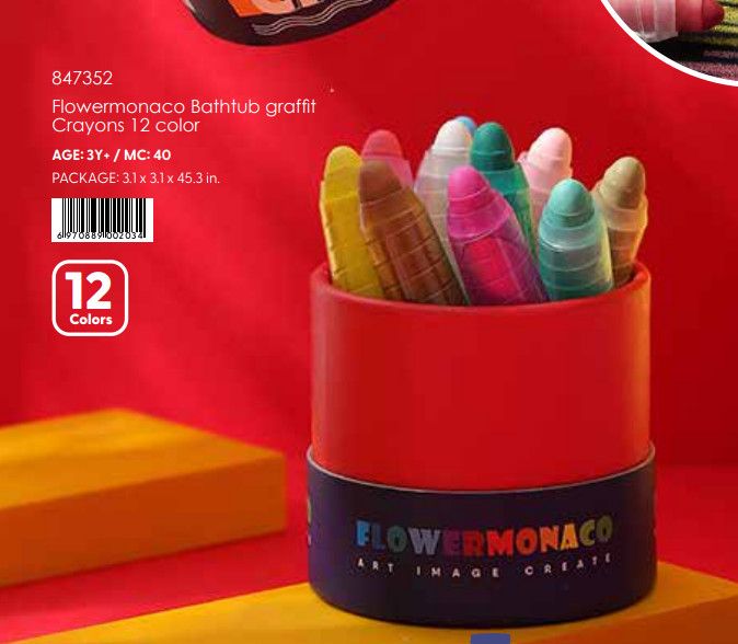 Bathtub graffiti Crayons