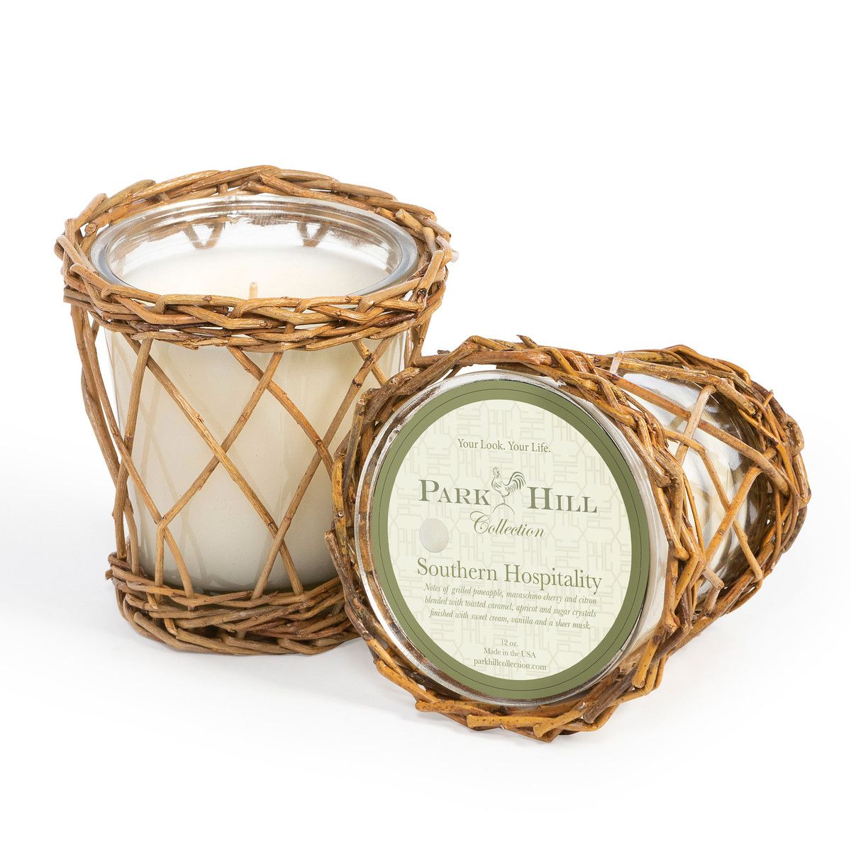 Park Hill Southern Hospitality Willow Candle 12 oz -