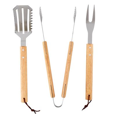 Santa Barbara Design Natural BBQ Tools Book Box - Licensed to Grill