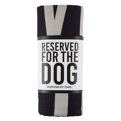 Santa Barbara Design Microfiber Pet Towel - Reserved For the Dog