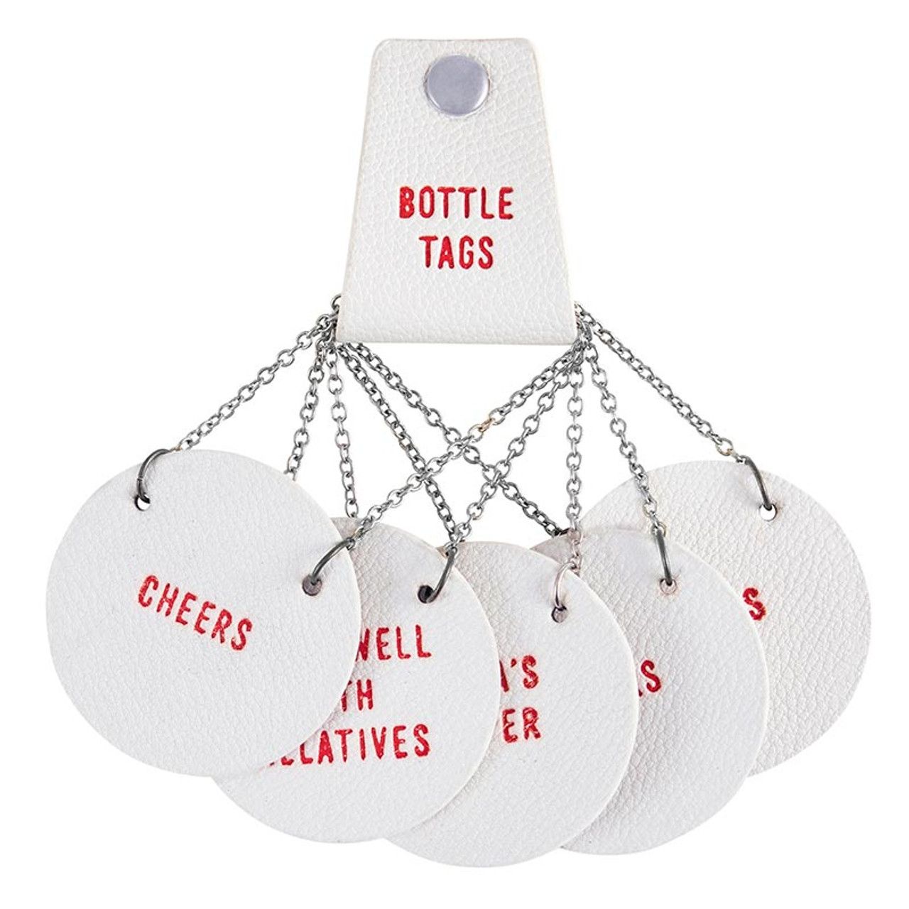 Santa Barbara Design Face to Face Bottle Tags - Cheers