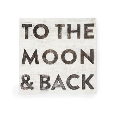 To The Moon and Back 8x8 Art Poster