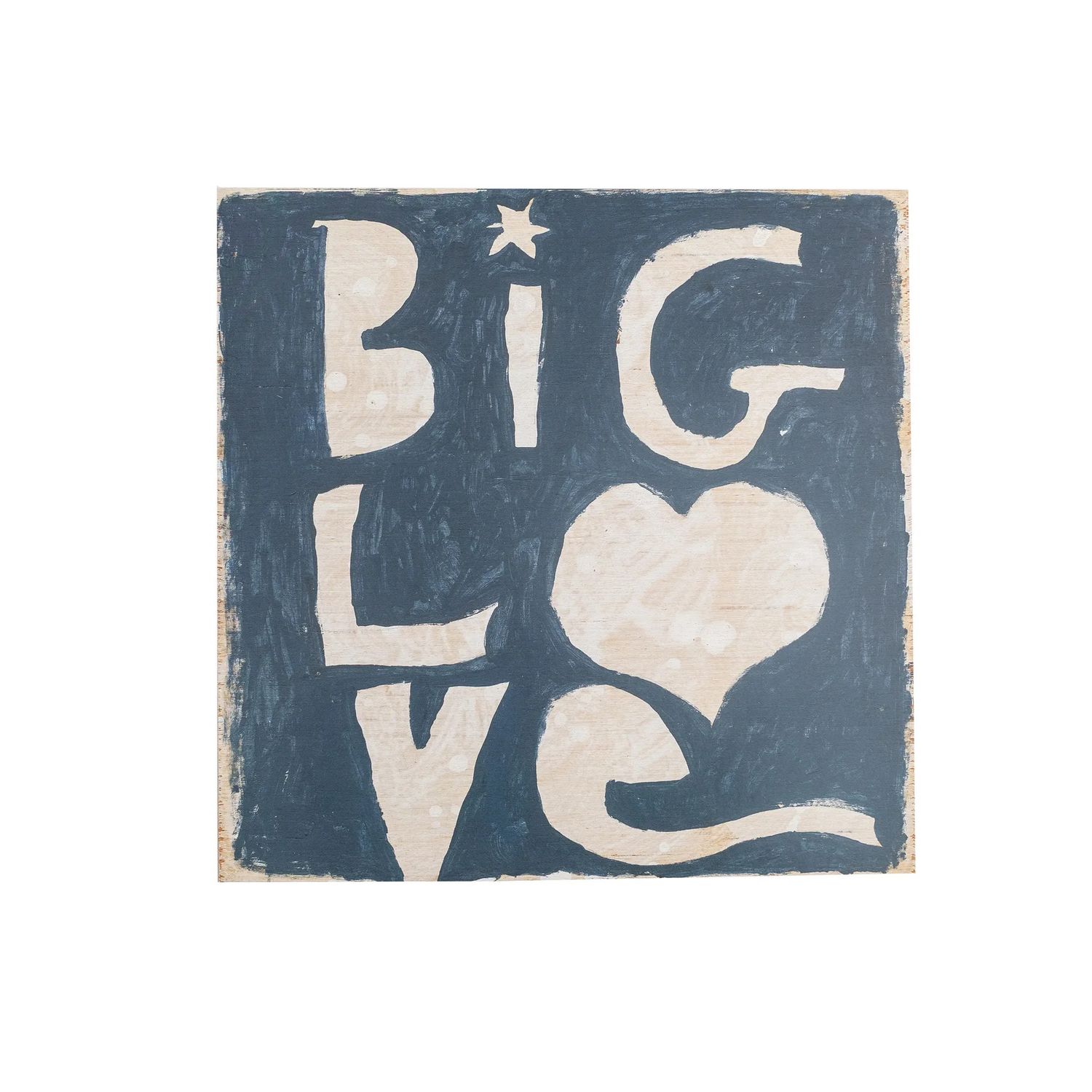 Big Love Art Poster 12x12"