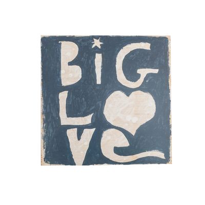 Big Love Art Poster 12x12"