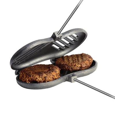 Rome Double Burger Griller - Cast Iron