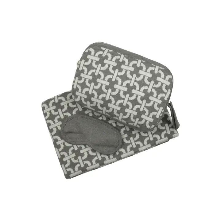 Pink Lemonade Chain - Dk Brown/Linen Travel Set