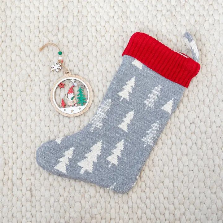 Pink Lemonade Xmas tree - grey/natural Stocking