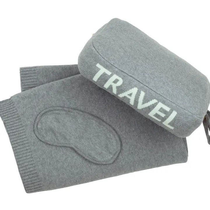 Pink Lemonade Words - Travel - Med Grey/Neptune Mint Travel Set