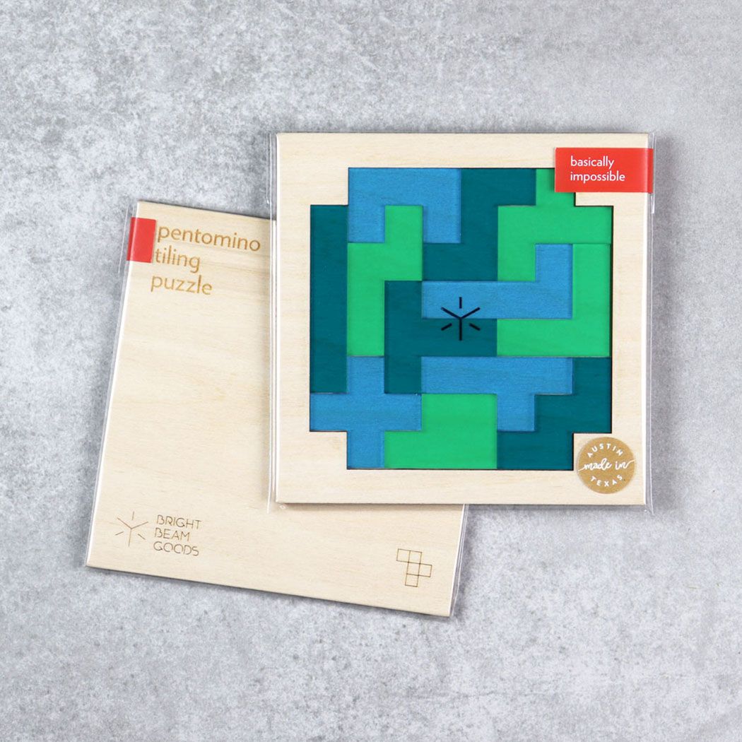 Basically Impossible Square Pentomino Puzzles - Earth