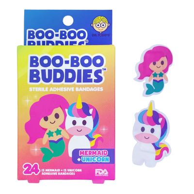 Boo-Boo Buddies Mermaid and Unicorn Bandages