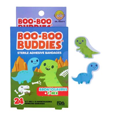 Boo-Boo Buddies Brontosaurs and T-Rex Bandages