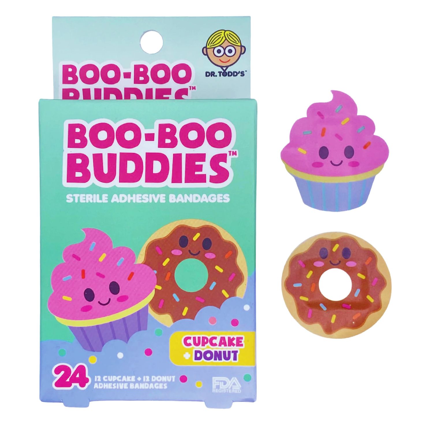 Boo-Boo Buddies Cupcake and Donut Bandages