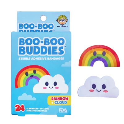 Boo-Boo Buddies Rainbow and Cloud Bandages