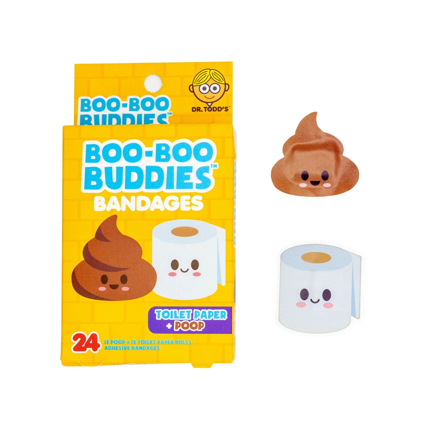 Boo-Boo Buddies Toilet Paper and Poop Bandages